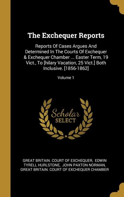 Couverture_The Exchequer Reports
