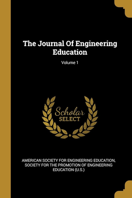 Front cover_The Journal Of Engineering Education; Volume 1