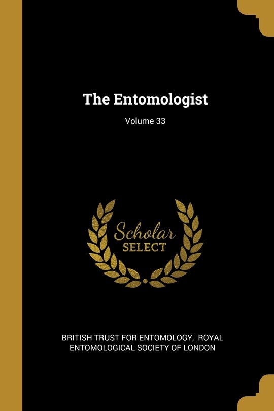 Front cover_The Entomologist; Volume 33