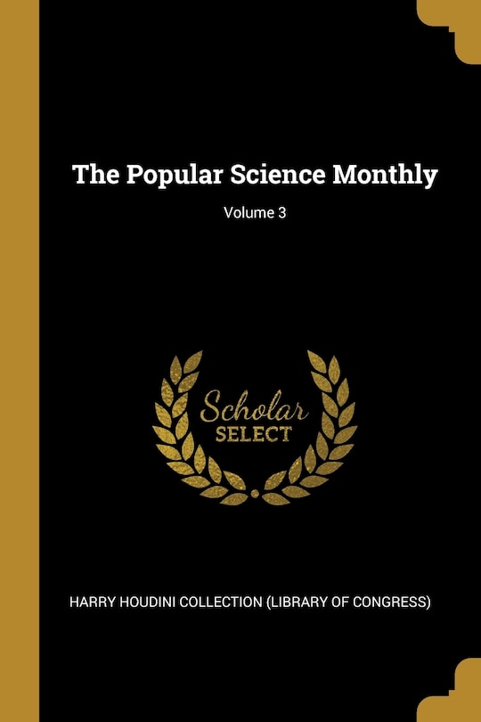 Couverture_The Popular Science Monthly; Volume 3