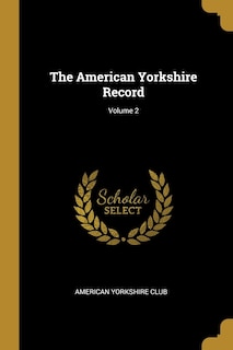 Front cover_The American Yorkshire Record; Volume 2