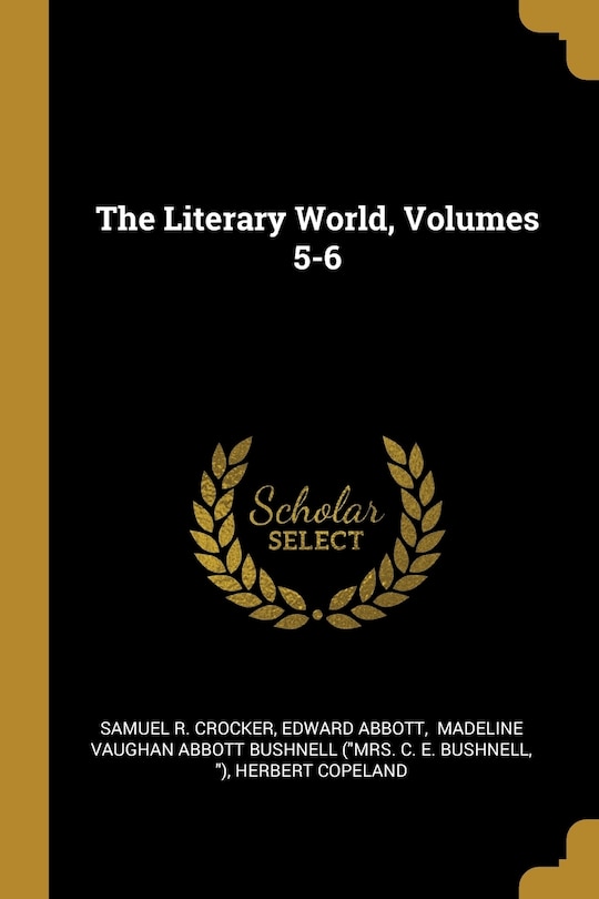 Couverture_The Literary World, Volumes 5-6
