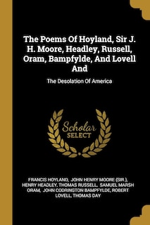 Front cover_The Poems Of Hoyland, Sir J. H. Moore, Headley, Russell, Oram, Bampfylde, And Lovell And