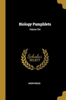 Front cover_Biology Pamphlets; Volume 734