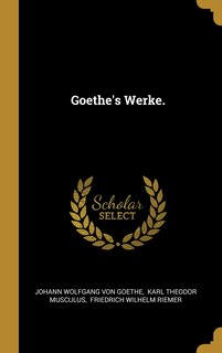 Front cover_Goethe's Werke.