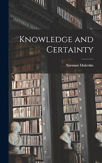 Front cover_Knowledge and Certainty