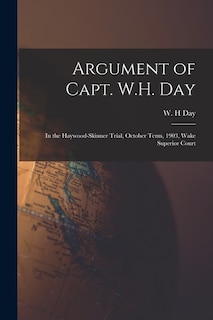 Couverture_Argument of Capt. W.H. Day