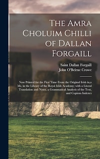 Front cover_The Amra Choluim Chilli of Dallan Forgaill