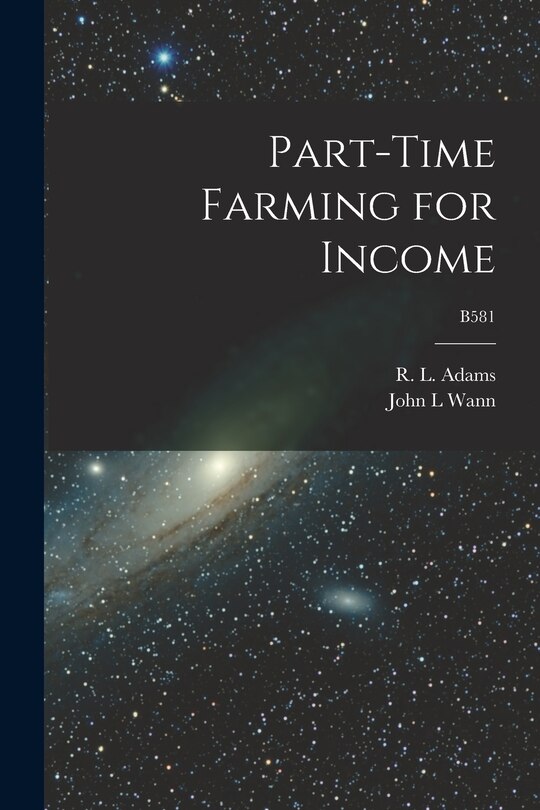 Front cover_Part-time Farming for Income; B581