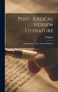 Front cover_Post- Biblical Hebrew Literature