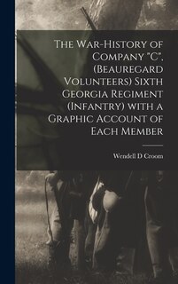 Front cover_The War-history of Company C, (Beauregard Volunteers) Sixth Georgia Regiment (infantry) With a Graphic Account of Each Member