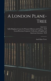 Front cover_A London Plane-tree