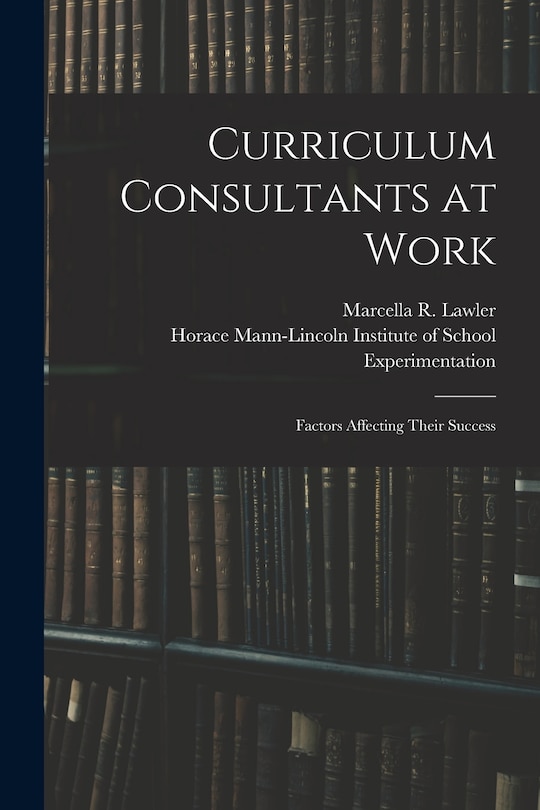 Couverture_Curriculum Consultants at Work