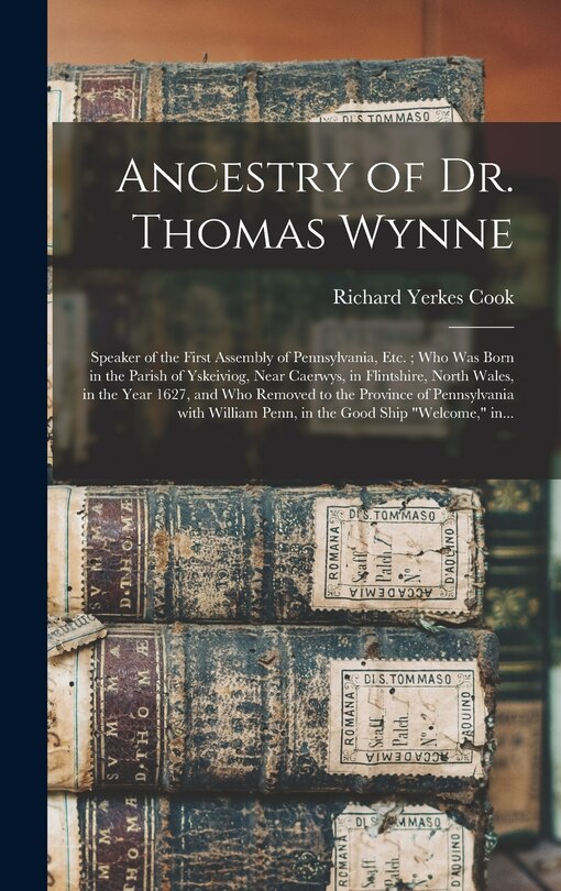 Front cover_Ancestry of Dr. Thomas Wynne