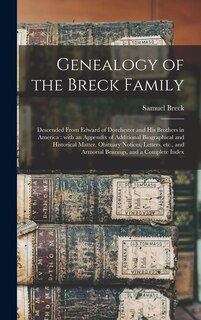 Front cover_Genealogy of the Breck Family