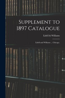 Couverture_Supplement to 1897 Catalogue
