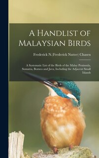 Couverture_A Handlist of Malaysian Birds