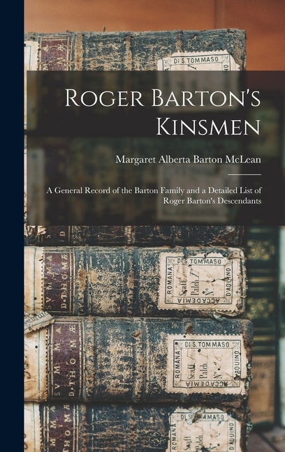 Front cover_Roger Barton's Kinsmen