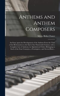 Front cover_Anthems and Anthem Composers