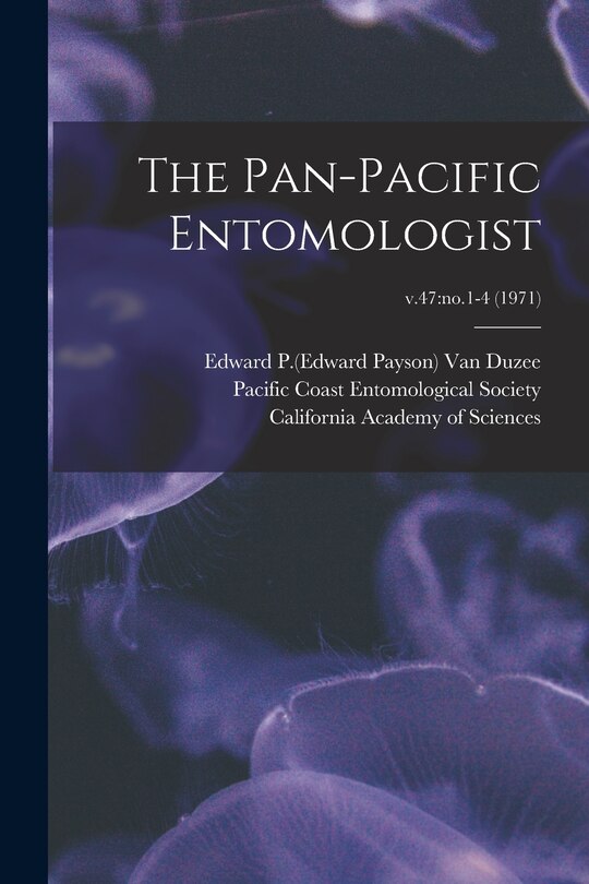 Couverture_The Pan-Pacific Entomologist; v.47