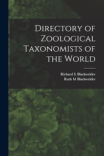 Couverture_Directory of Zoological Taxonomists of the World
