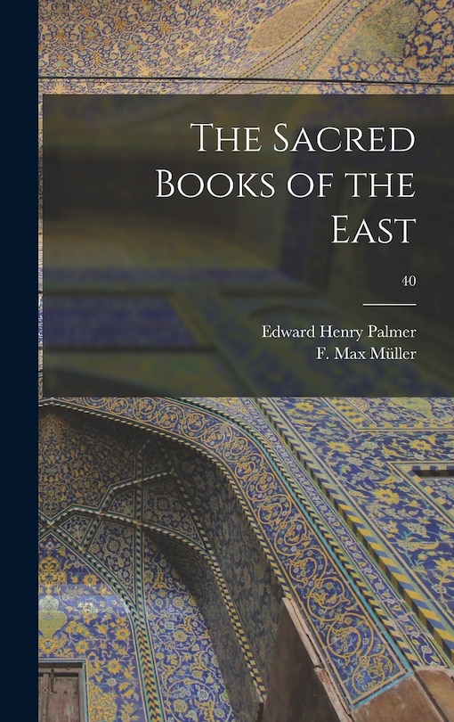 Front cover_The Sacred Books of the East; 40