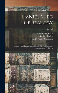 Couverture_Daniel Shed Genealogy
