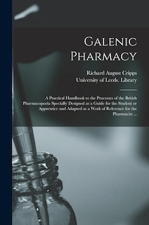 Front cover_Galenic Pharmacy