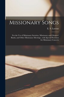 Couverture_Missionary Songs