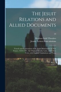 Front cover_The Jesuit Relations and Allied Documents