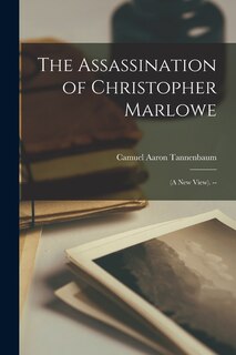 Couverture_The Assassination of Christopher Marlowe