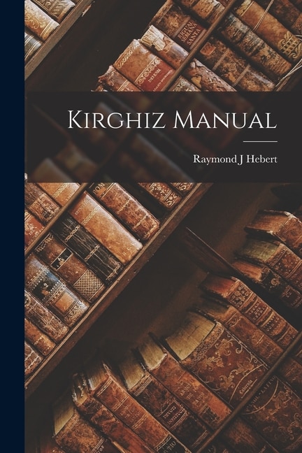 Front cover_Kirghiz Manual