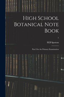 Front cover_High School Botanical Note Book