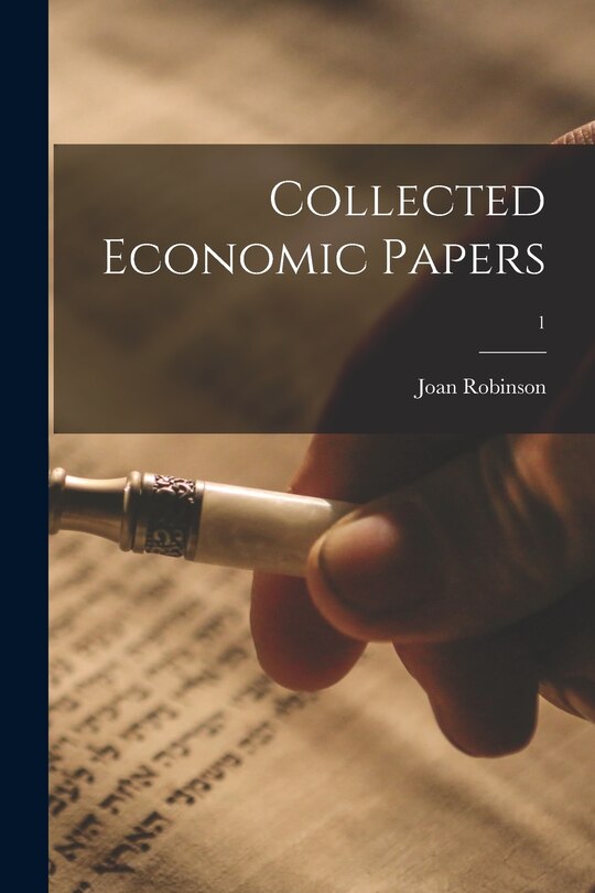 Couverture_Collected Economic Papers; 1