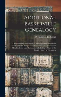 Couverture_Additional Baskerville Genealogy