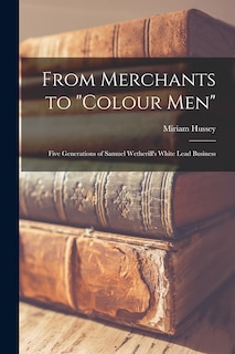 Couverture_From Merchants to colour Men
