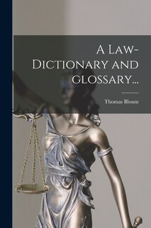Couverture_A Law-dictionary and Glossary...