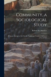 Couverture_Community, a Sociological Study [microform]