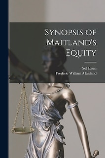 Front cover_Synopsis of Maitland's Equity