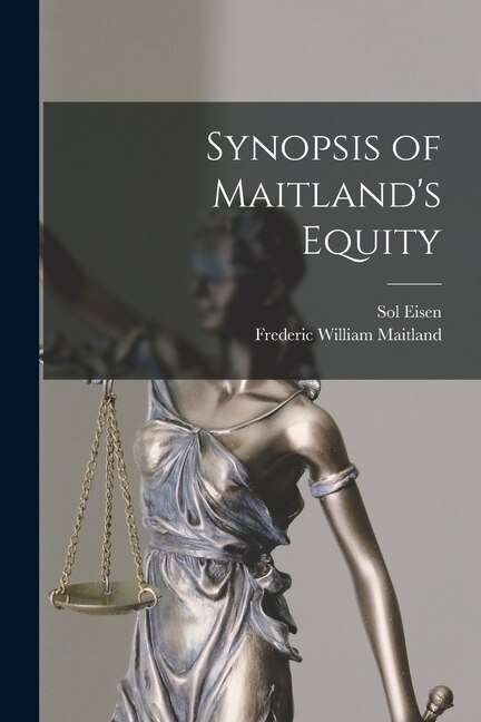 Front cover_Synopsis of Maitland's Equity