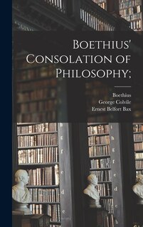 Front cover_Boethius' Consolation of Philosophy;