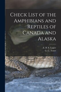 Front cover_Check List of the Amphibians and Reptiles of Canada and Alaska