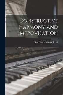 Couverture_Constructive Harmony and Improvisation