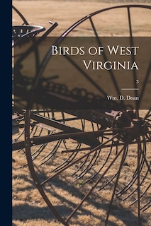 Front cover_Birds of West Virginia; 3