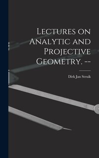 Front cover_Lectures on Analytic and Projective Geometry. --