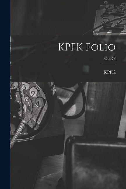 Front cover_KPFK Folio; Oct-73