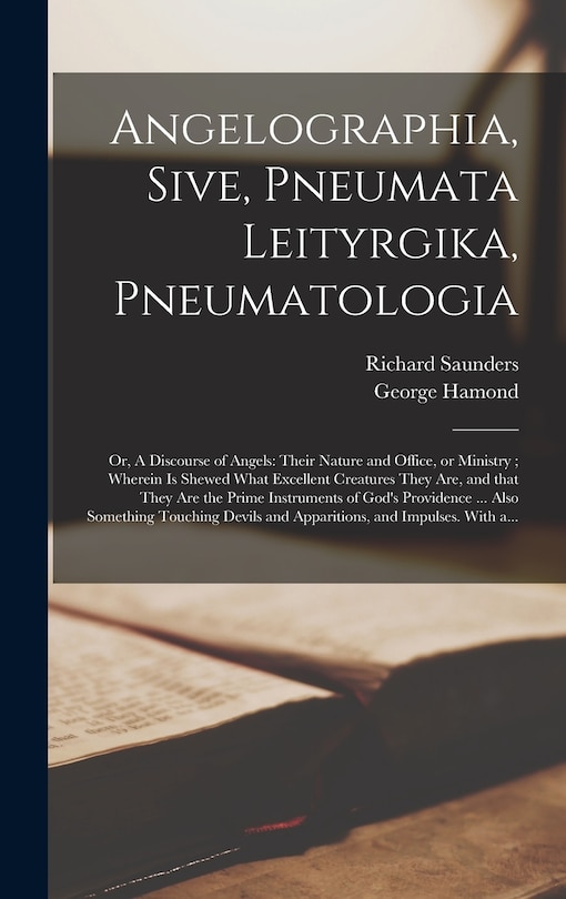 Front cover_Angelographia, Sive, Pneumata Leityrgika, Pneumatologia
