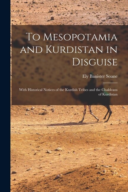 Couverture_To Mesopotamia and Kurdistan in Disguise