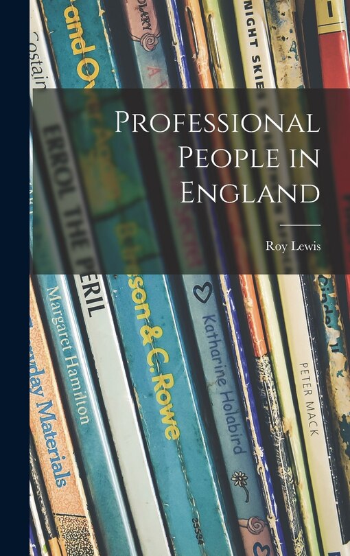Front cover_Professional People in England