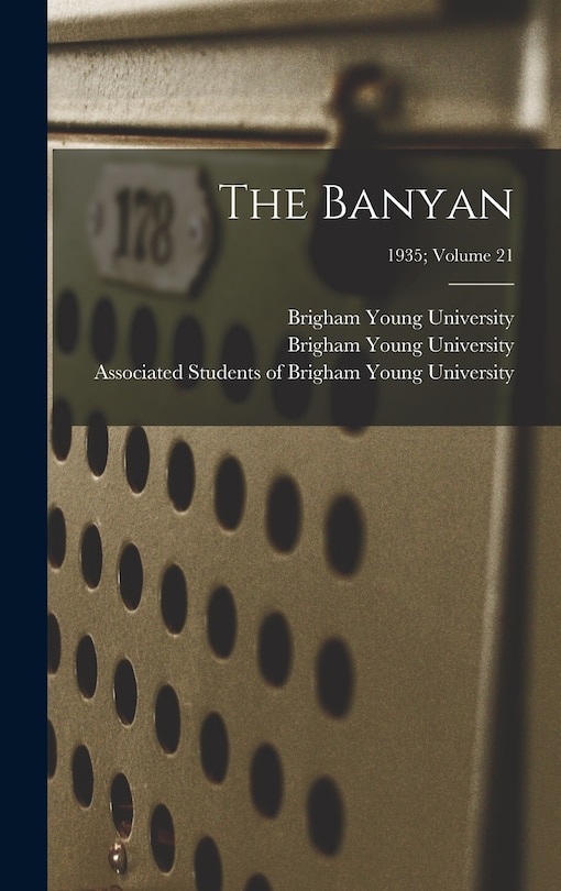 Front cover_The Banyan; 1935; volume 21